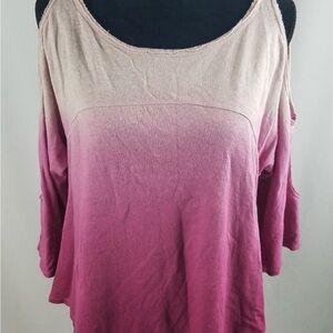 Free People “ We The Free “ Cold Shoulder Boho Top sz XS